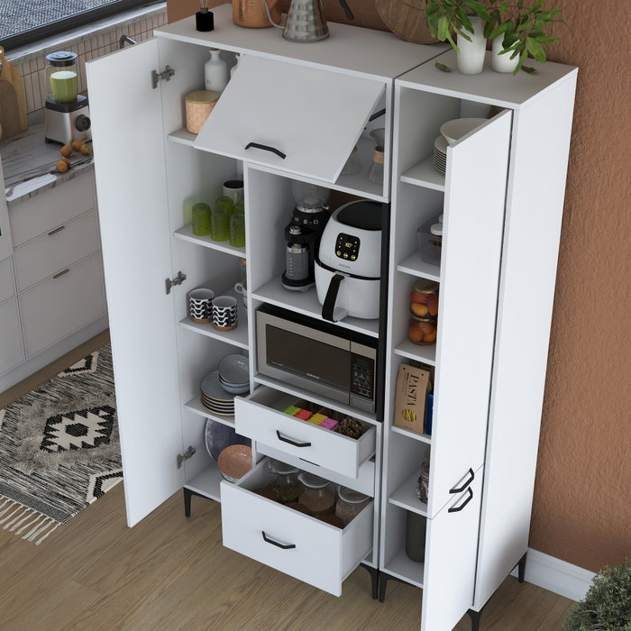 Hanah Home Armario multiusos JE118 - 2964 Blanco Hanah Home Armario multiusos JE118 - 2964 Blanco